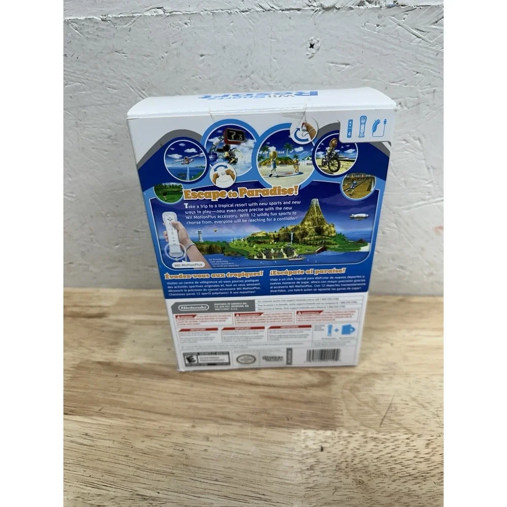 Wii Sports Resort Box Set With MotionPlus Controller Nintendo Wii